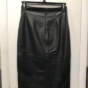 Leather Bodycon Dress